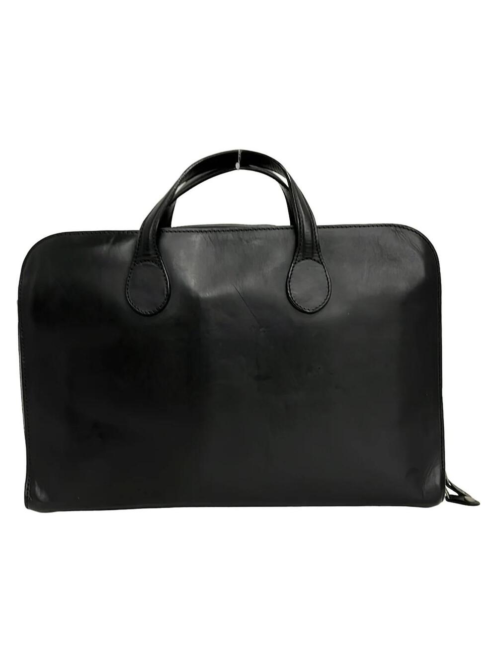 Bill Amberg Black Leather Business Bag #282887B53B